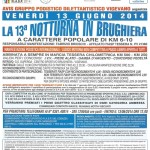 volantino La 13a Notturna in Brugheria vigevano