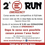 volantino corsa podistica emergency run 2014