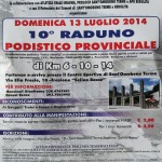 volantino 10o raduno podistico provinciale santomobono