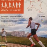 volantino mezza maratona alpe di siusi 2014