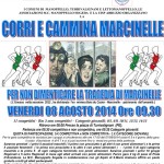 volantino corsa marcinelle 2014