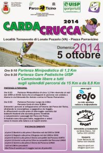 volantino corsa carda crucca 2014