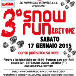 volantino 3a snow run abetone 2015