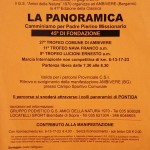 volantino corsa podistica la panoramica 2015 ambivere