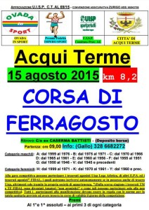 voalntino corsa di ferragosto 2015 acqui terme
