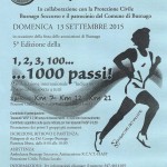 volantino corsa 1000 passi a busnago 2015