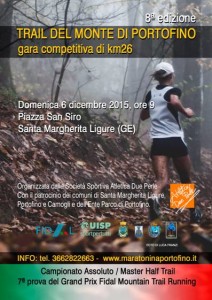 volantino trail del monte di portofino 2015