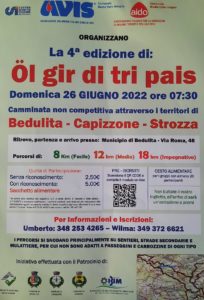 4^ Edizione Ol gir di tri pais