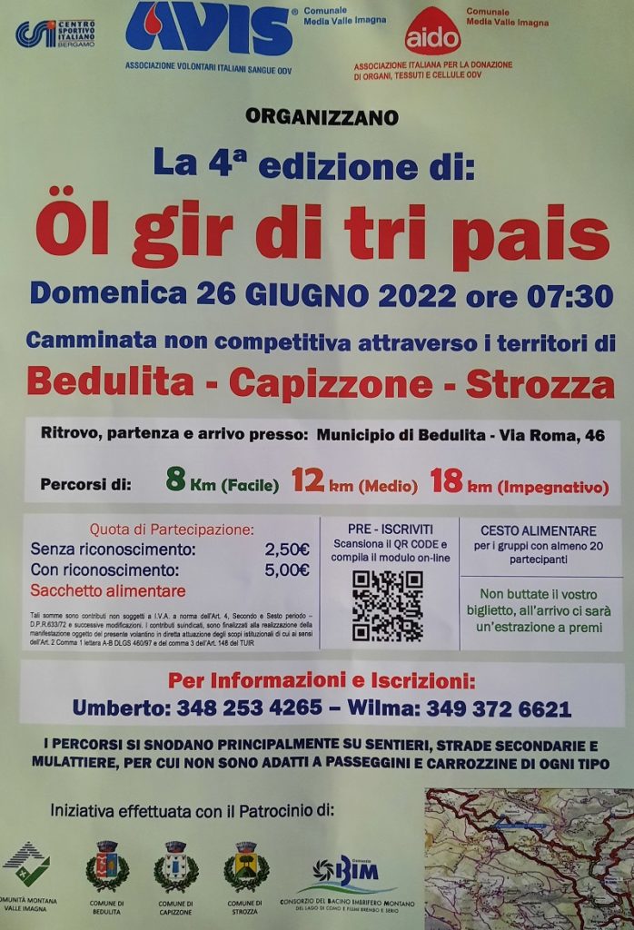 4^ Edizione Ol gir di tri pais
