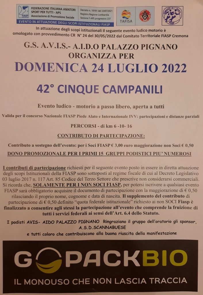 42^ Cinque Campanili