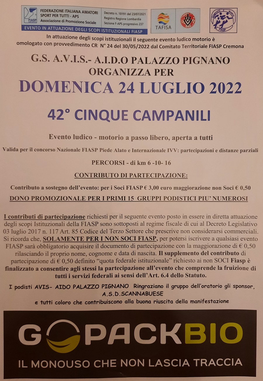 42^ Cinque Campanili