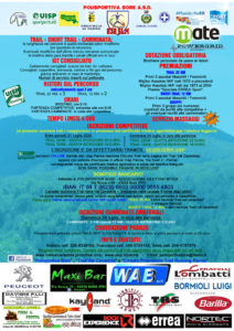 Trail della Val Cenedola 2022 - volantino retro