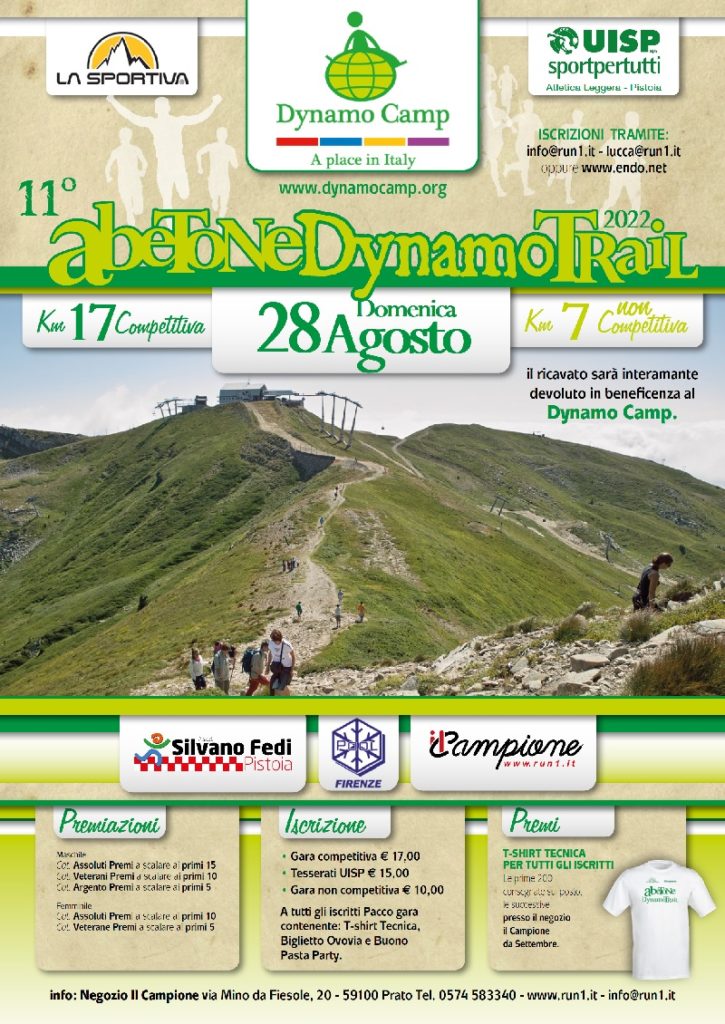 Abetone Dynamo trail 2022 fronte