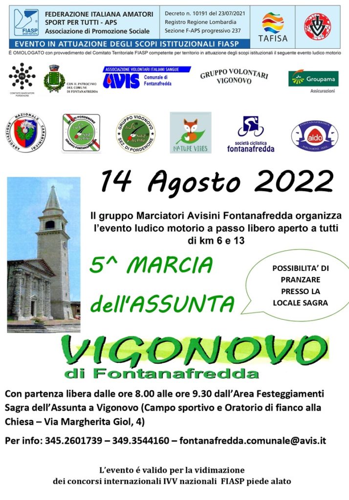5^ Marcia dell'assunta