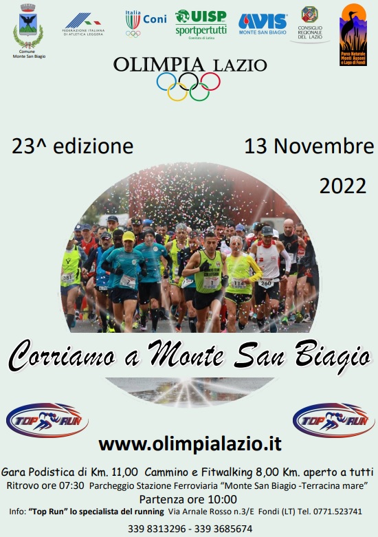 23^ Corriamo a Monte San Biagio