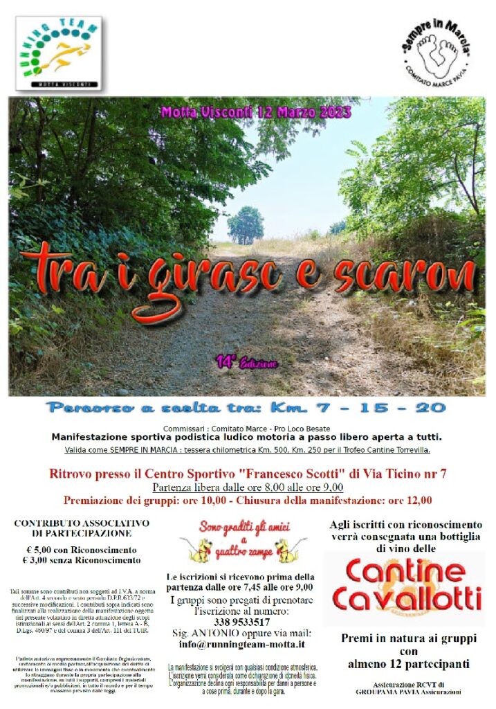 Tra i girasc e scaron 14^ Edizion